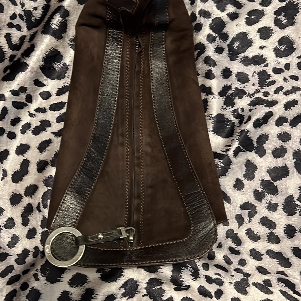 Fendi knee high brown boots with stiletto heels - Picture 4 of 7